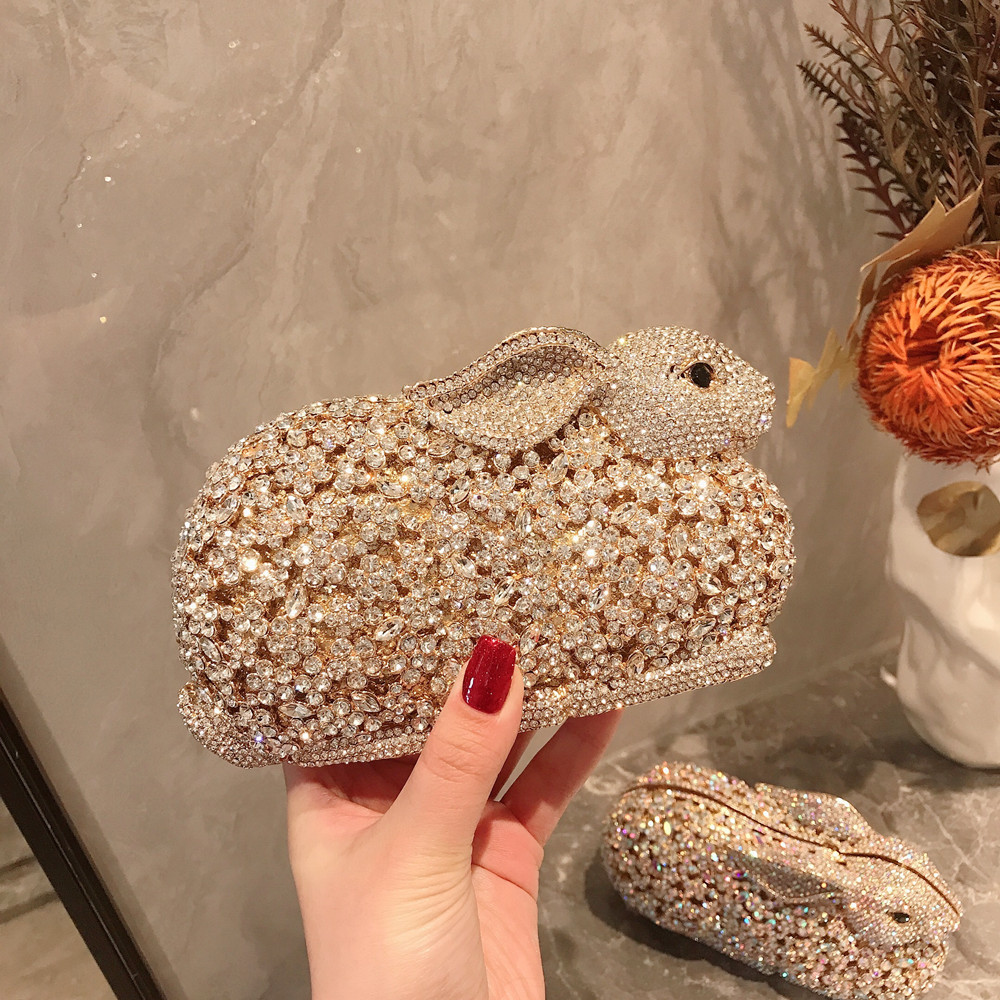 Luxury Bags Cute - Bolso de fiesta de conejito lujoso