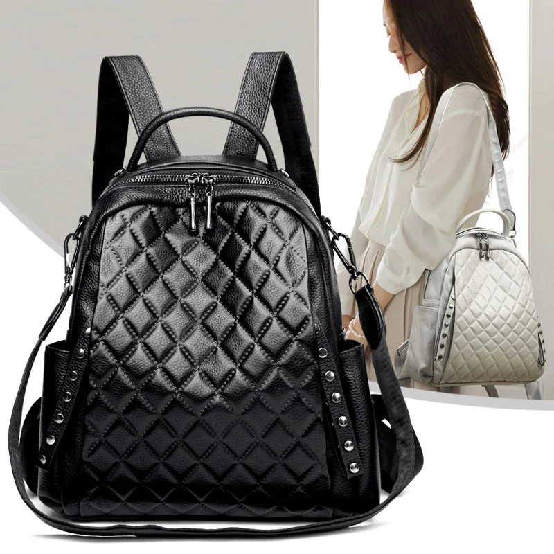 Mochila De Cuero genuino para  - Luxury Bags Leather reseña y precio
