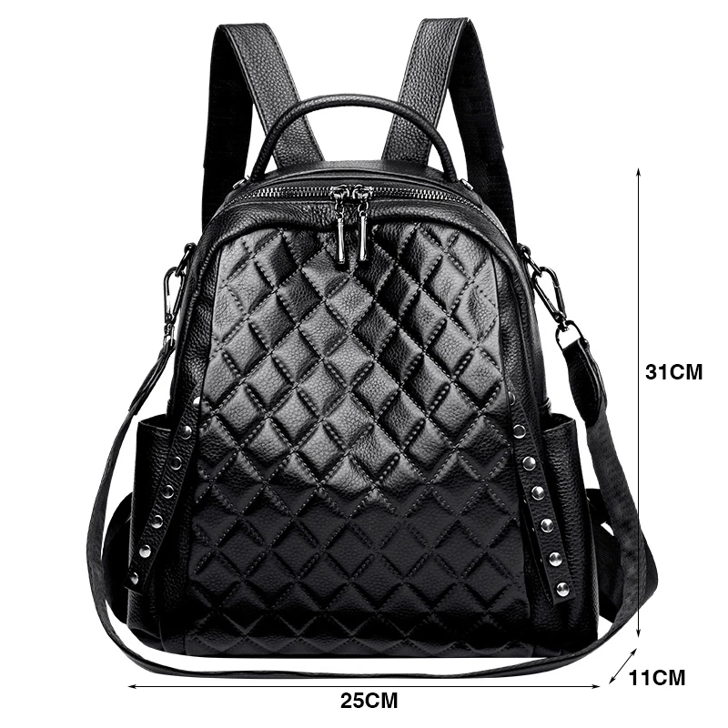 Mochila De Cuero genuino para  - Luxury Bags Leather reseña y precio