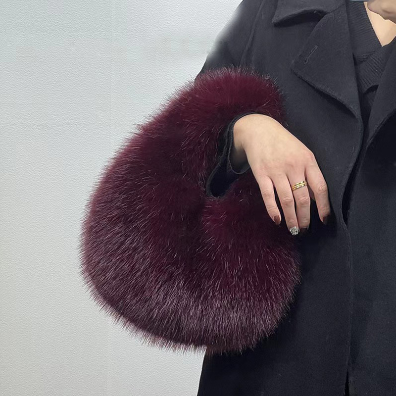 Bolsos de media luna de felpa  - Luxury Bags Tote reseña y precio