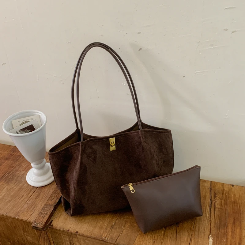 Bolso de mano de ante con esta - Luxury Bags Tote reseña y precio